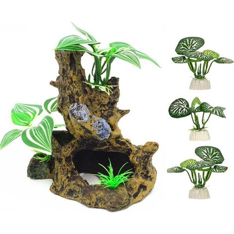 Plantas de acuario, Hamacas de hojas para bettas, Plantas acuáticas, Plantas acuáticas artificiales, Cuevas de descanso para bettas, Vegetación (1/5)