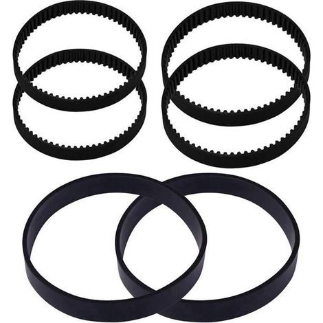 Lot de 6 courroies de rechange pour aspirateur Bissell Proheat 2X Revolution Pet Pro, modèles 1986, 1964, 2007 et 2007p. (1/4)