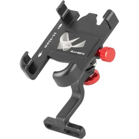 Générique Support pour téléphone de Moto - Support pour Smartphone pour Moto Électrique Tout-Terrain,Support Anti-Dérapage Rotation 360° pour