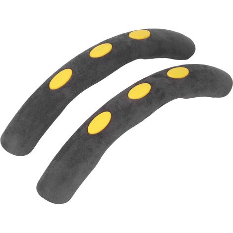 Volant Cuir Suédé Protection Volant Auto Remplacement pour Ford Fiesta Mondeo Noir (1/5)
