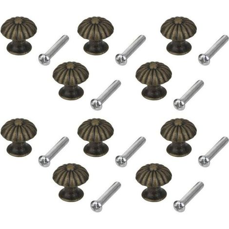 Poignées d'armoire Boutons de meuble Boutons de meuble Boutons de meuble - 10 pièces (1/5)