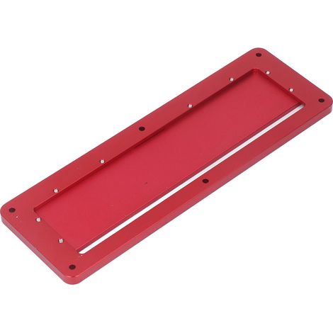 Plaque de protection rabattable pour scie circulaire, accessoire en alliage d'aluminium pour le travail du bois (1/5)