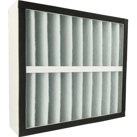 vhbw Vorfilter kompatibel mit Dustcontrol DC AirCube 1200 Luftreiniger - Kunststoff, Filterklasse G4, Schwarz, Weiß