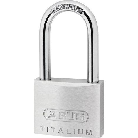 Abus TITALIUM 64TI lucchetto grigio sicuro leggero