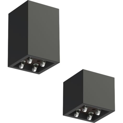 Adezz Carrez Pflanzgefäß mit Rollen Fiberglas Pflanzkübel Blumenkübel schwarz