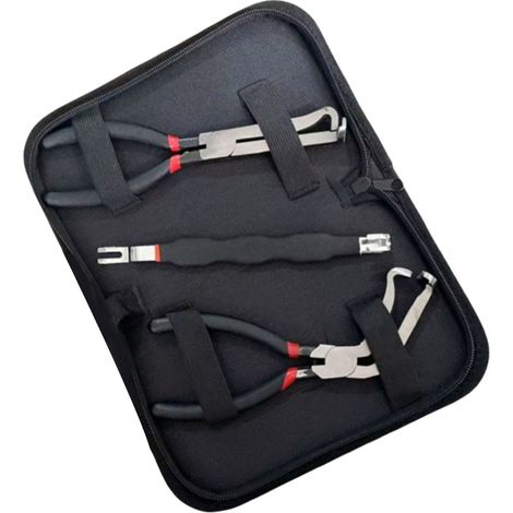 Ensemble de pinces séparatrices et déconnecteuses de connecteurs électriques automobiles 3 en 1, outil multifonction pour voiture, levier + noir + droit (1/5)