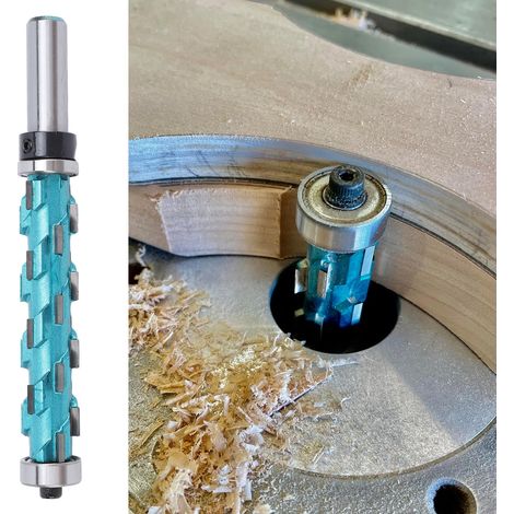 Spiralfräser mit Doppellager für die Holzbearbeitung, Entgratfräser, Schruppfräser, CNC-Gravierwerkzeug mit Lager (1/5)