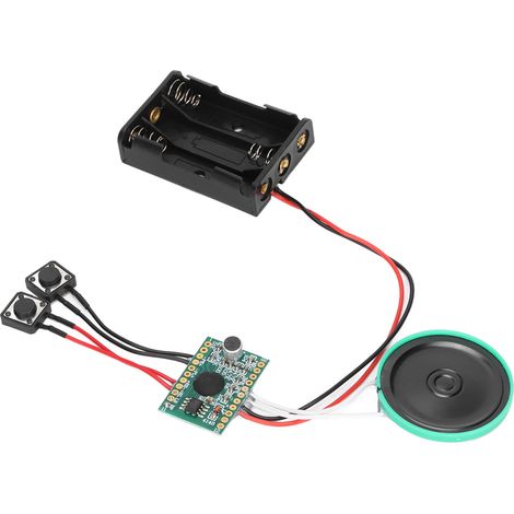 Module de carte de vœux enregistrable en 4 minutes : puce d'enregistrement vocal DIY pour les loisirs créatifs de Noël
