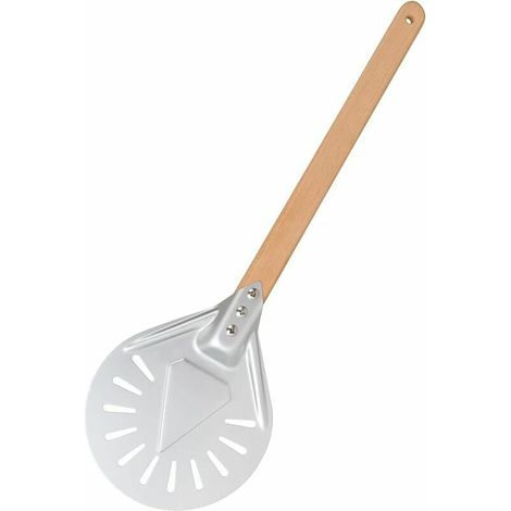 Pelle À Pizza - 17.8 cm - Aluminium - Poignée En Bois Amovible - Antidérapante (1/5)