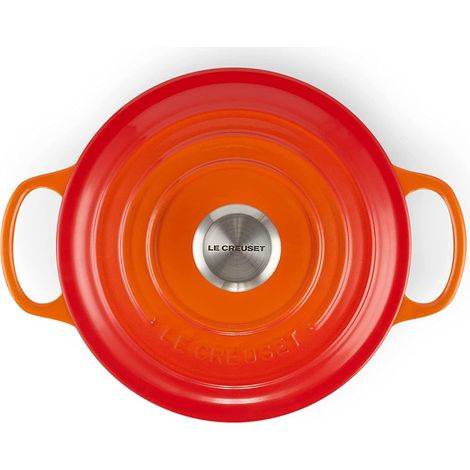 Le Creuset Signature Bräter rund 18 cm ofenrot (1/4)