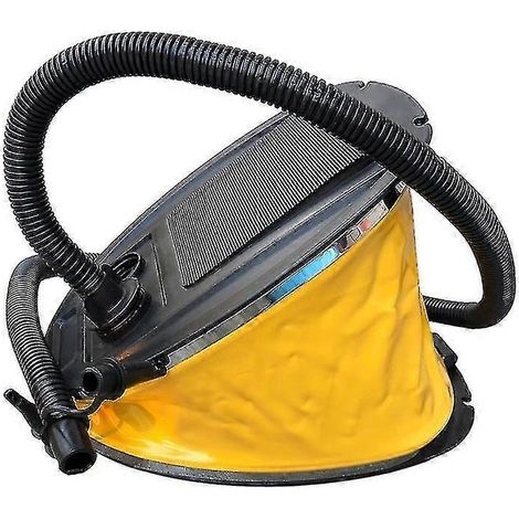Gonfleur à pied 3L - 2 embouts pour camping, pataugeoires, matelas pneumatiques, jouets de jardin, bouées gonflables de piscine (1/5)