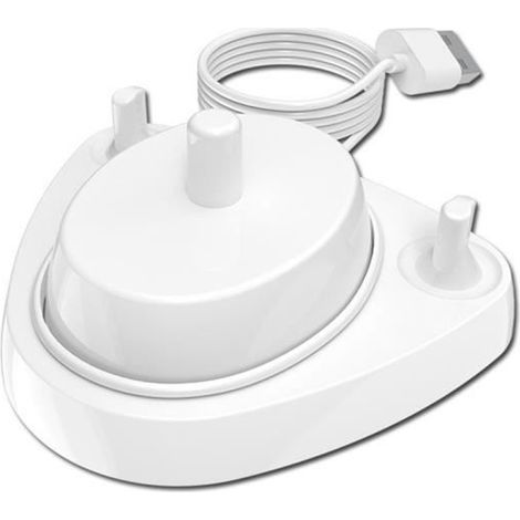 For Braun Oral-B 3757B Charger Stand Replacement Electric Toothbrush USB Charger for Oral B D12 D20 D16 D10 White (1/4)