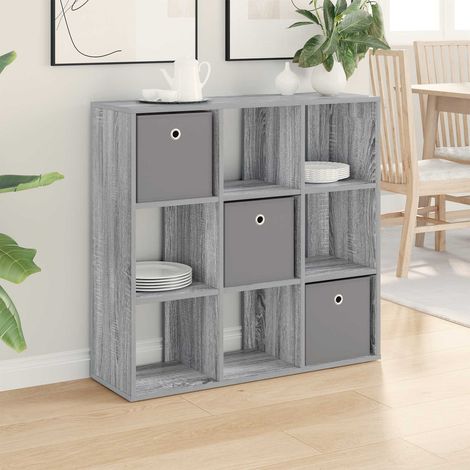 Aparador Gris Sonoma 88,5 x 29 x 84,5 cm (1/4)
