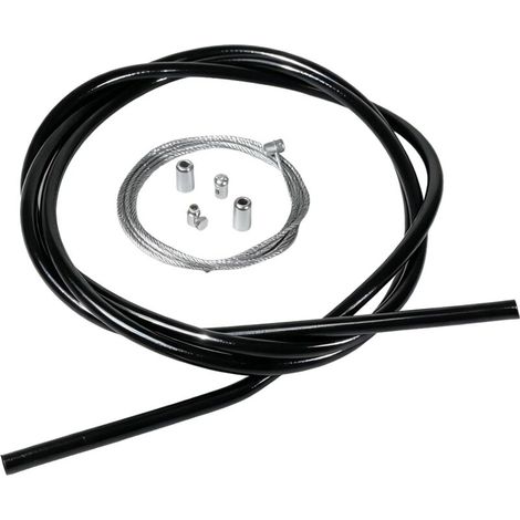 Câble d'embrayage universel 2mm Ø 2m avec gaine et raccord - Kit réparation pour motos, cross, mobylette et cyclomoteur (1/5)