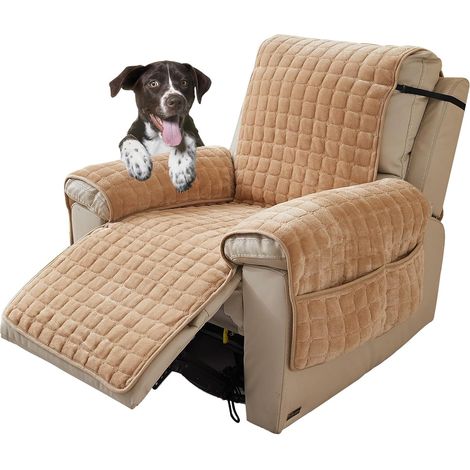 Sesselschoner für Relaxsessel Sesselüberwurf mit Armlehne Sesselauflage Anti-Rutsch Fernsehsessel Schonbezug Sofa Armlehnenbezüge Sesselbezug für Haustieren Hund (1/5)