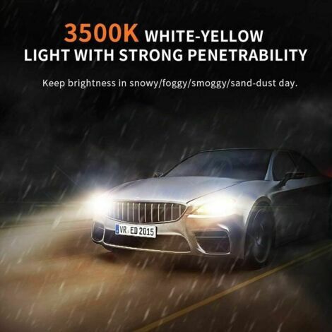 Ampoules Xénon H7 12V 100W Super Brillantes, Phares Voiture Moto, Feux de Croisement, Nouvelle Version. (1/4)