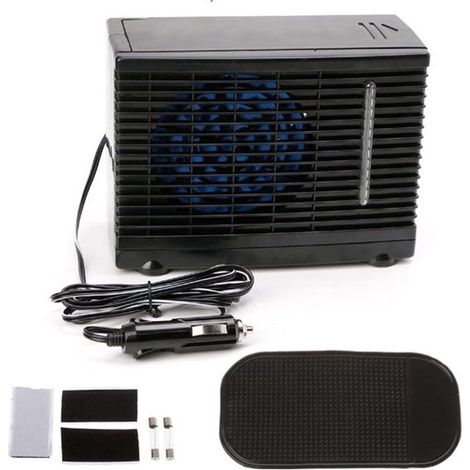 Condizionatore d'aria portatile da 12 V, mini raffrescatore d'aria per casa/auto, ventilatore per climatizzatore auto, ventilatore portatile per climatizzatore auto (1/4)