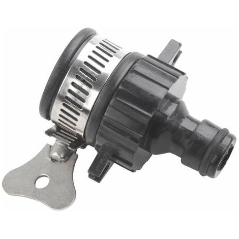 Connecteur de robinet  universel adaptateur de robinet d'eau à raccord rapide, multifonctions, durable, connecteur de robinet de tuyau flexible d'eau (1/4)
