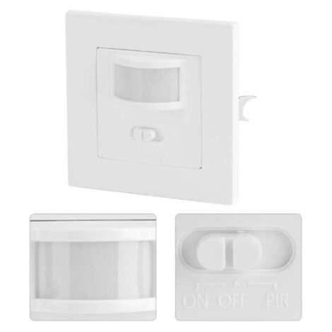 [JAMAIS UTILISÉ]Interrupteur Detecteur de Mouvement, La sensibilité et Le délai Peuvent être réglables, 2 Fils Marche/ArrêT et RéGlages,Détecteurs de Mouvement,110V-240V (1/5)