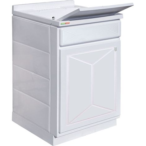 MOBILE LAVATOIO ANTA SINGOLA 'TOP LINE' cm 45 x 50 x h.87  - TRIOPLAST