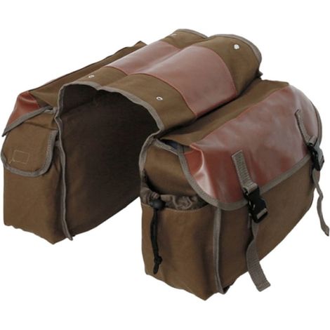 Borsa laterale e zaino impermeabili per portapacchi posteriore di bicicletta. (1/4)