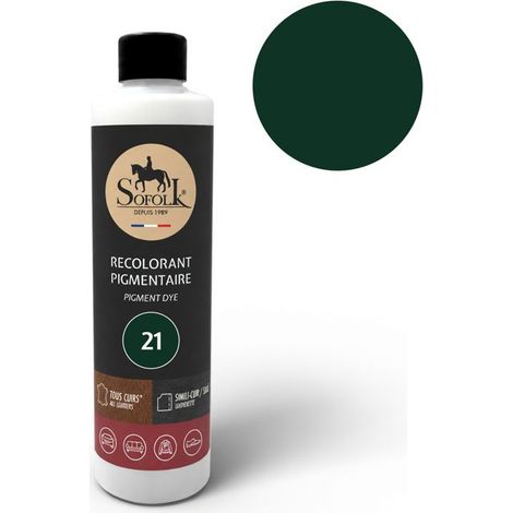 Peinture Cuir/Simili-Cuir (125ml, 21-VERT) - SOFOLK - Entretien pour Siège et Volant de Voiture, Canapé, Chaussure (1/5)