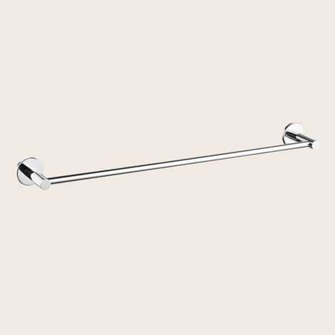 Exagonshop Portasciugamani 50 cm nichel spazzolato Minimal