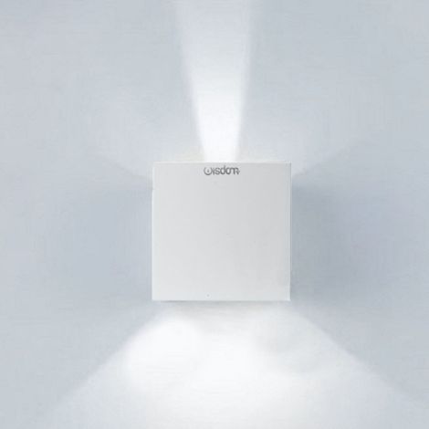 Trade Shop - Applique Led Cubo Lampada A Parete 10w 1300lm Regulable Luce Updown Ip65 -