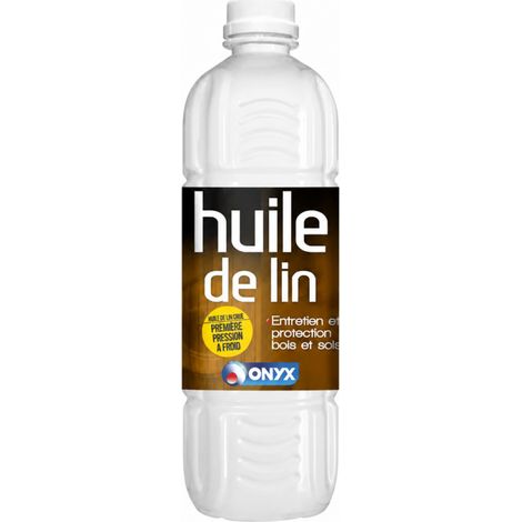 Olio di lino crudo 100%, 1 litro.