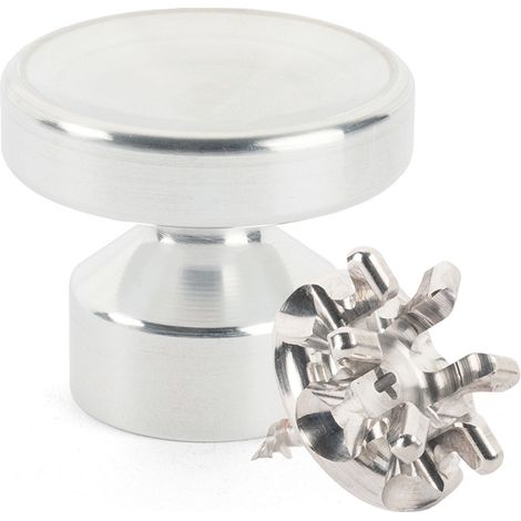 Kit de Fixation : Vis placo Longueur 16 mm Alu + Grande Patère concave Alu - L'Attachante (1/5)