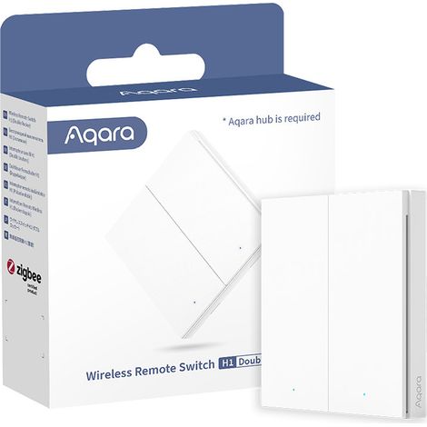 Aqara Funk-Wandschalter WRS-R02 Weiß Apple HomeKit (1/4)
