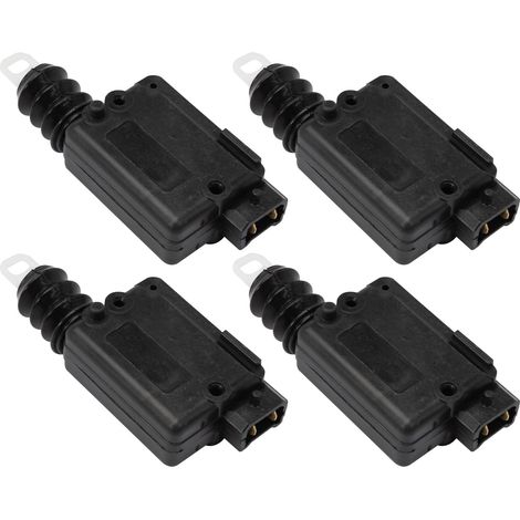 4 × Moteur Centralisation de Porte ou Coffre pour Clio 2 Duster Logan Sandero, Actionneur de Verrouillage Central pour Megane Scénic Trafic Twingo Espace Kangoo Master 2 7701039565 (1/5)