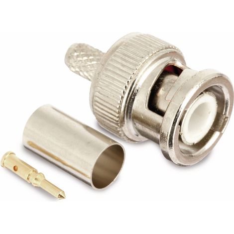 BNC-Stecker, crimp, 75 Ohm