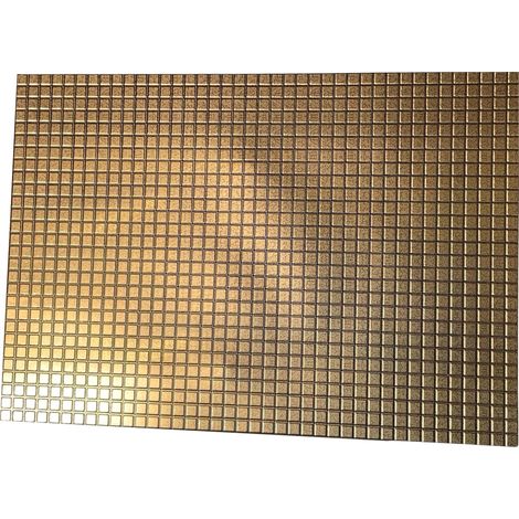 MAXI Pannelli 3D HI-RES Rivestimento a parete in PVC - MOSAICO ORO- Realistici e isolanti.