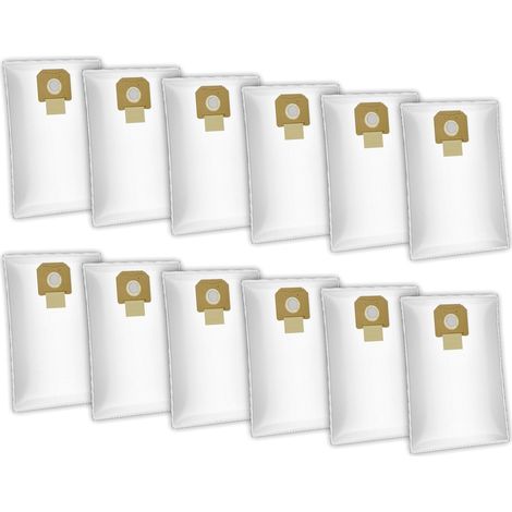 Lot de 12 sacs d'aspirateur de rechange GAS 35 L AFC compatibles avec Bosch GAS 35 L AFC/L SFC+/ M AFC Professional (1/5)