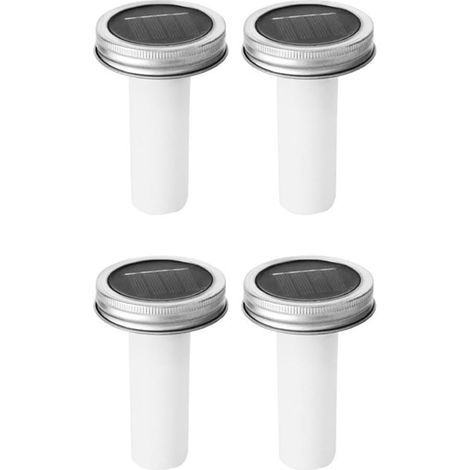 Solar LED Flame Lights 4-Pack, Realistic Flickering Effect Garden Decor With Auto Sensor, Weather-Resistant Metal Plastic Lanterns For Patio Pathway Balcony (1/5)