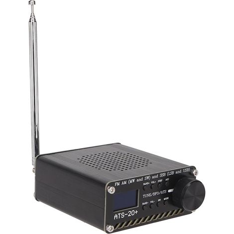 1 Récepteur Radio, Si4732, AM FM SSB, Alliage d'Aluminium, 22 Bandes, Camping (1/5)