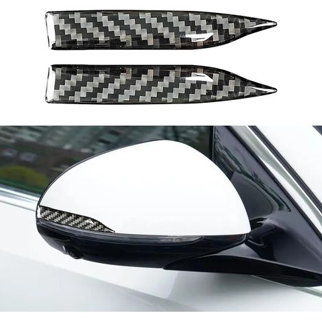 2PCS Bandes Anti-Collision pour Rétroviseur de Voiture,Bande de Protection de Rétroviseur,Tuning Voiture Exterieur,Protection Voiture (8.7x1.44cm) (1/5)