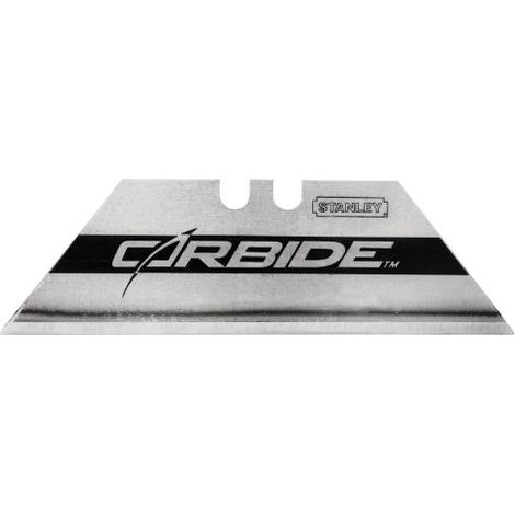 Stanley – Lame trapèze carbure de tungstène 19mm – Lot de 50 lames – Coupe nette pour usage intensif – 811800