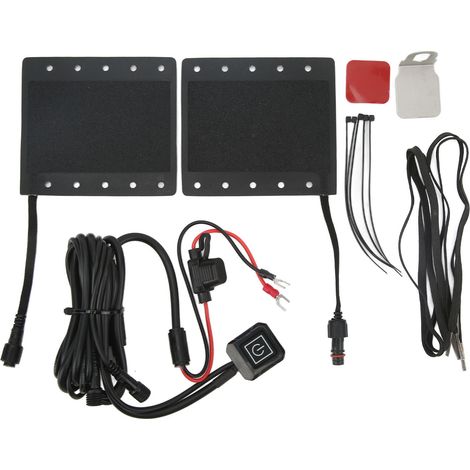 1 Paire de Manchons Chauffants Moto Électriques 12V, 5 Niveaux de Chaleur, Imperméables, avec Connecteur SAE (1/5)