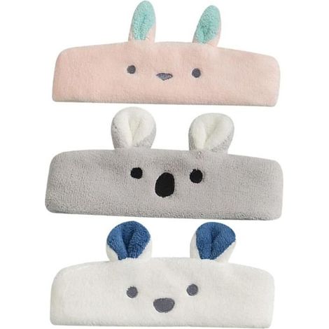 3 Pièces Bandeau En Molleton De Corail Bandeau Portable Visage Bandeau Visage Propre Bandeau Spa Fournir Maquillage Bandeau (1/4)
