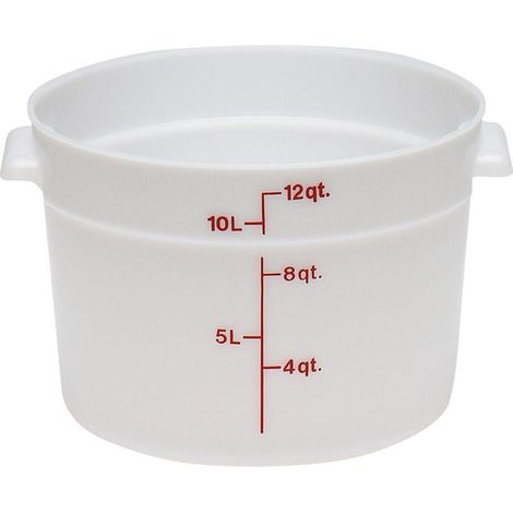 Boîte ronde - 37.8 x 37.8 cm - Blanc - Lot de 6 - Cambro