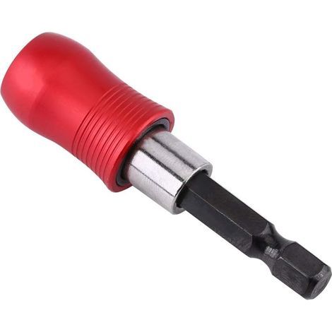 Bithalter, magnetische Bithalter-Verlängerungsstange mit 1/4"-Sechskantschaft für elektrische Bohrmaschinen/Schraubendreher, 60 mm Länge (1/5)