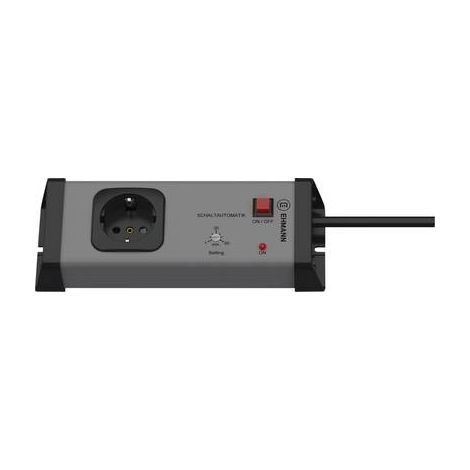 Ehmann 0217x01014A01 Multipresa con timer 1 parte Grigio, Antracite Schuko 1 pz. (1/3)