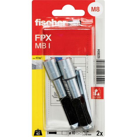 FISCHER 522834 Porenbetonanker FPX M8 I, 2 Stk (1/5)