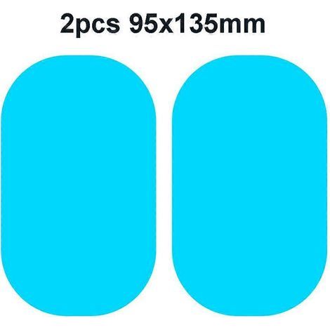 2/4 pièces Film imperméable, antibuée et résistant à la pluie pour rétroviseurs et vitres latérales de voiture - Accessoires autocollants pour voiture