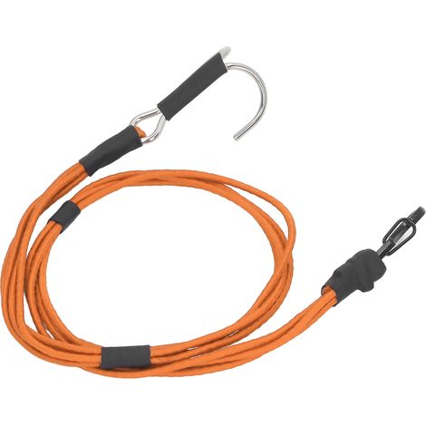 Corde de treuil cinétique élastique pour remorquage et sauvetage RC, avec crochets, pour voiture RC 1/10 1/8, orange (1/5)