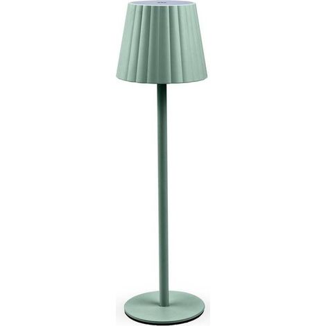 LAMPADA LED RICARICABILE DA TAVOLO AURORA VERDE - 12 pezzi