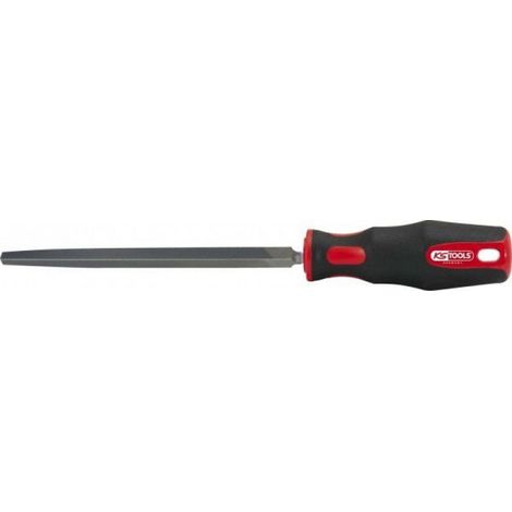 Lime Triangulaire - 250 mm - Demi-Douce - Pour Bois Métaux Plastiques - 1 Pièce