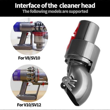 Pour V8/V10/SV11/SV12 /V15 Aspirateur Accessoires 100W Direct Drive Suction Head Connector Adapter+V – Ball Wheel (1/5)